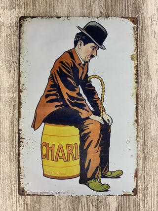 Cartel Chaplín: Edición Metálica