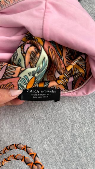 Bañador Zara estampado hojas