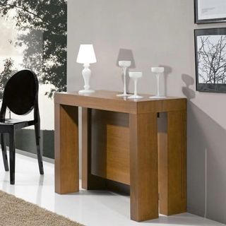 Mesa-comoda extensible de madera