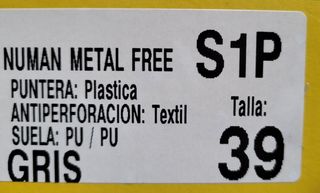 Zapatos seguridad panter