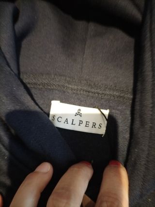 Sudadera Scalpers azul marino + jersey gris regalo