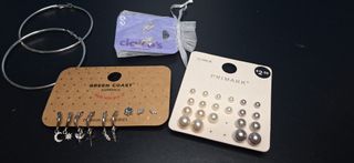 Aretes Plata - Claires, Green Coast, Primark