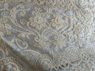 Coperta letto filet beige