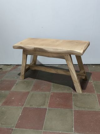 Banco rústico madera pino