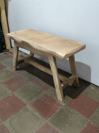 Banco rústico madera pino
