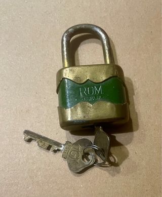 Candado antiguo ROM España
