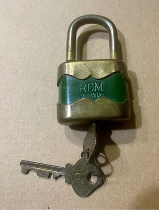 Candado antiguo ROM España