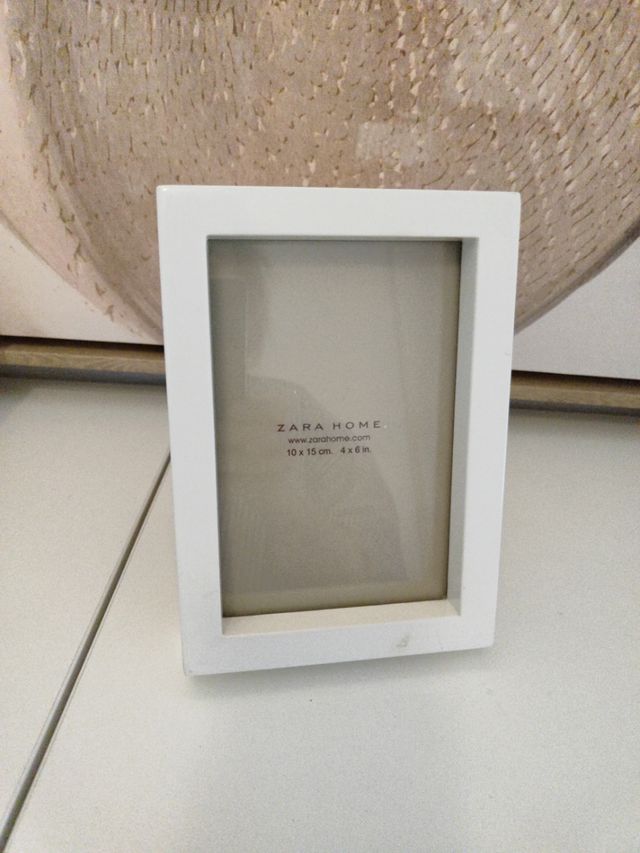 Marco foto blanco Zara Home 10x15cm