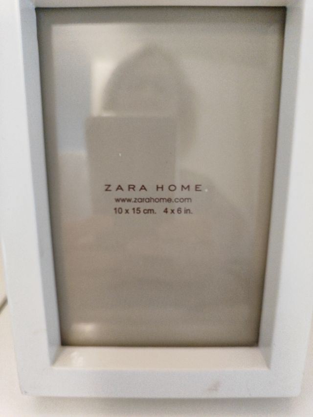 Marco foto blanco Zara Home 10x15cm