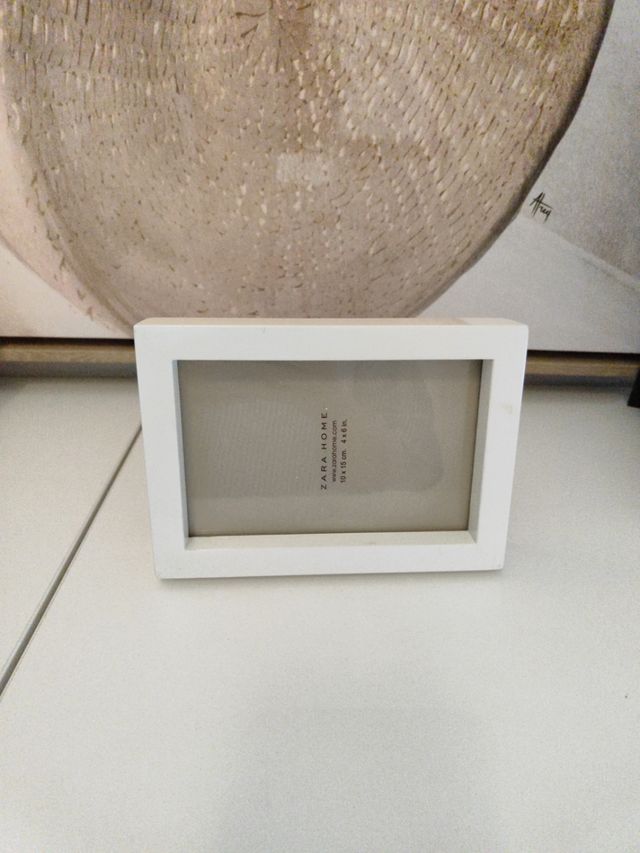 Marco foto blanco Zara Home 10x15cm