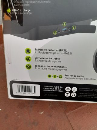 Altavoz Vieta Pro Thunder 2