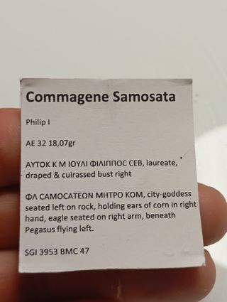 Moneda romana Comagene Samosata, Philip I