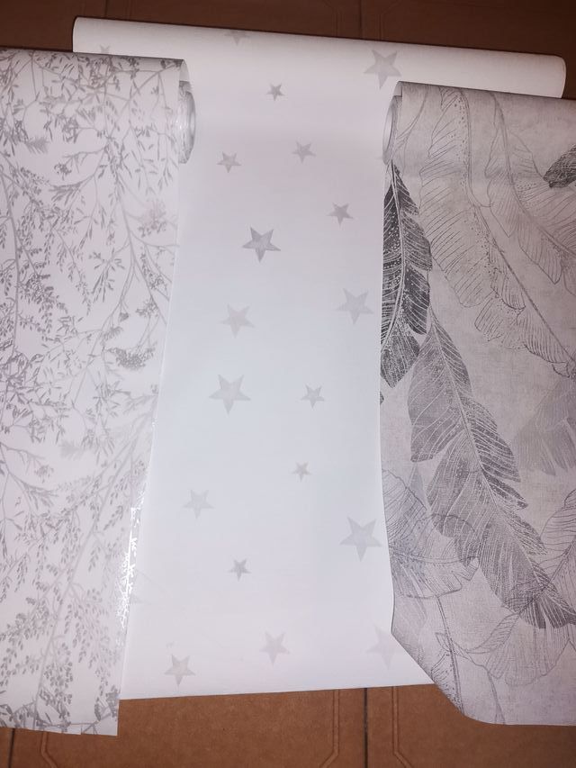 Papel pintado: 4 rollos decorativos