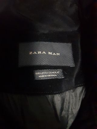 Chaqueta Zara Man negra - Talla L