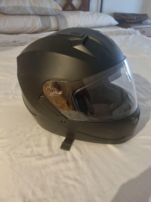 Casco moto VIX negro mate
