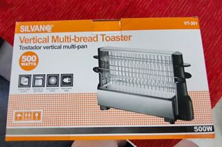 Tostadora vertical Silvan VT-301 - 500W