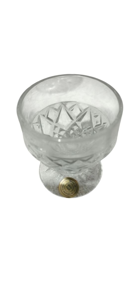 6 Bicchieri cristallo trasparenti