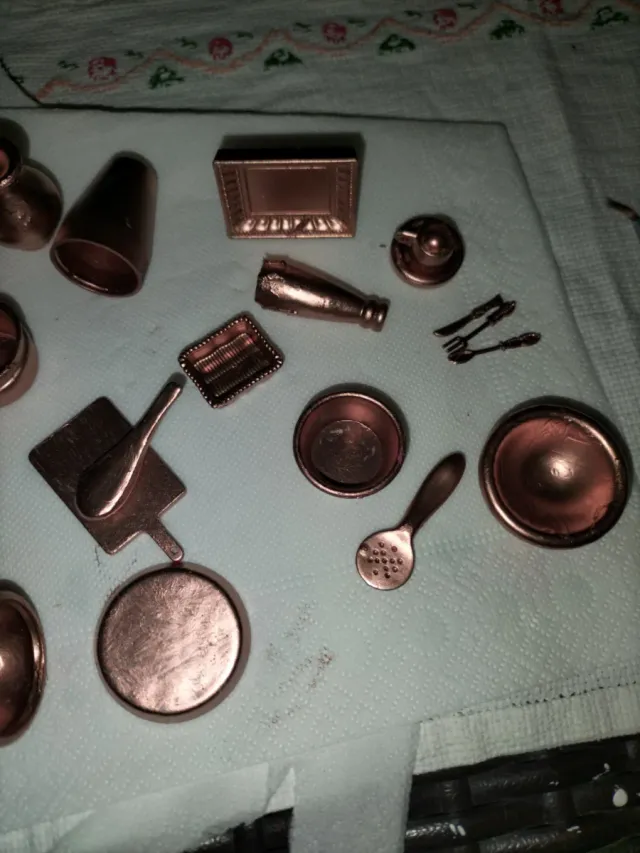 Miniaturas cocina cobre