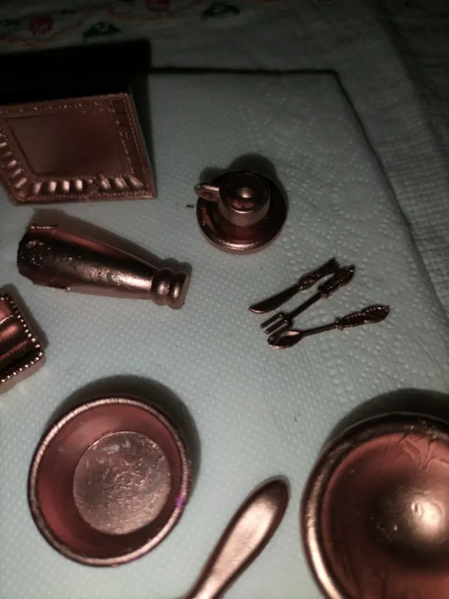 Miniaturas cocina cobre