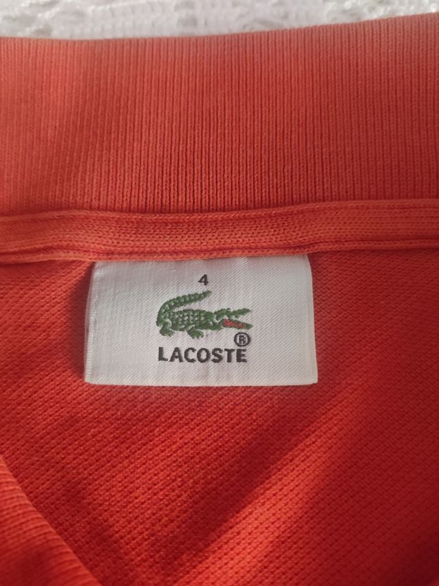 Polo Lacoste naranja