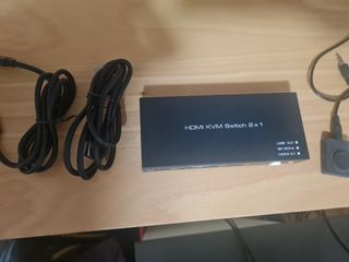 Conmutador HDMI KVM 2 Pcs 1 monitor