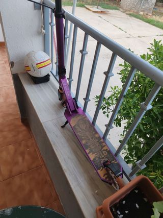 Monopatín niña, morado