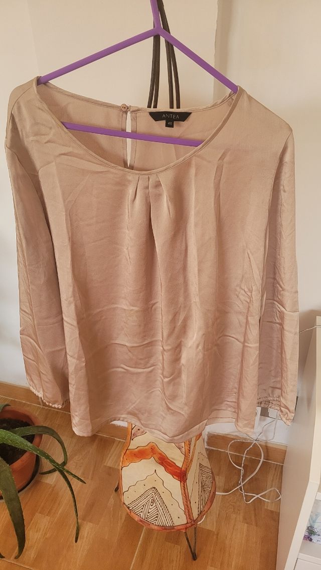 Blusa ANTEA beige - Talla 48