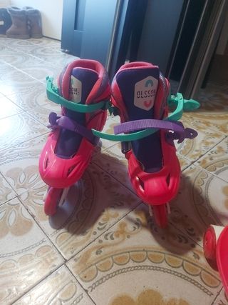 Patines Olssom niña rosa