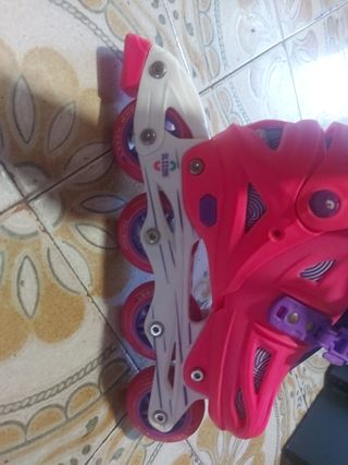 Patines Olssom niña rosa