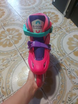 Patines Olssom niña rosa