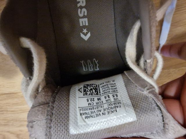 Converse One Star Plataforma Gris