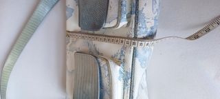 Borsetta Alviero Martini - bianca e blu