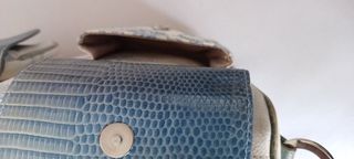 Borsetta Alviero Martini - bianca e blu