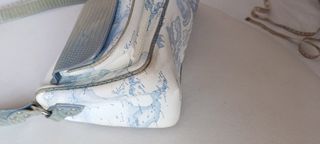 Borsetta Alviero Martini - bianca e blu