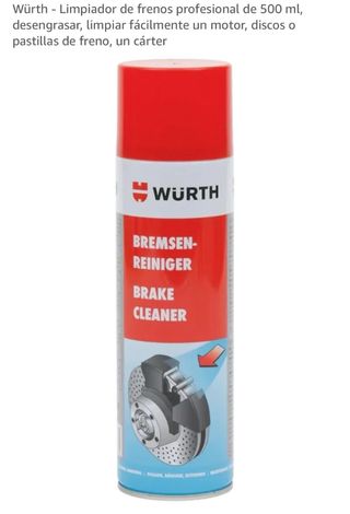 Limpiafrenos Wurth 500ml