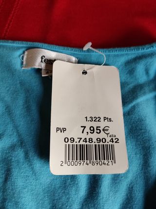2 Camisetas sin manga. Festa- talla 42