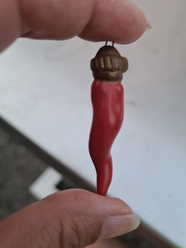 Corno portafortuna - peperoncino rosso