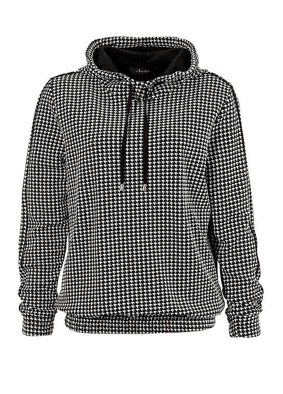 Sudadera Aniston Casual Blanco&Negro