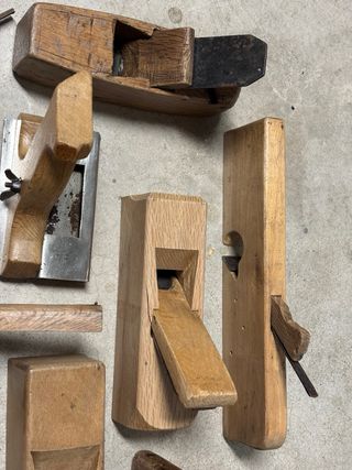 Cepillos/herramientas carpintero antiguos