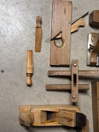 Cepillos/herramientas carpintero antiguos