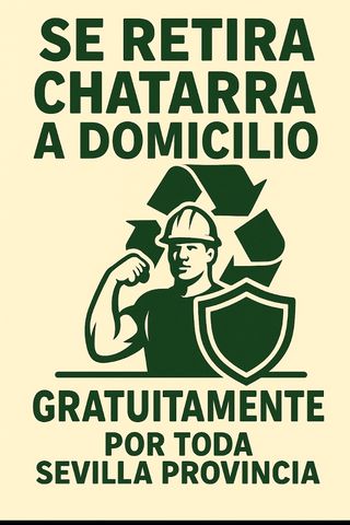 SE RETIRA CHATARRA A DOMICILIO GRATIS