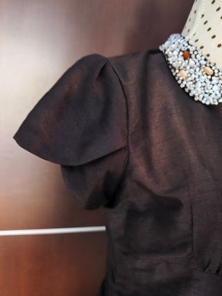 Blusa marrón Organza España