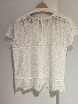 Blusa blanca Pedro del Hierro
