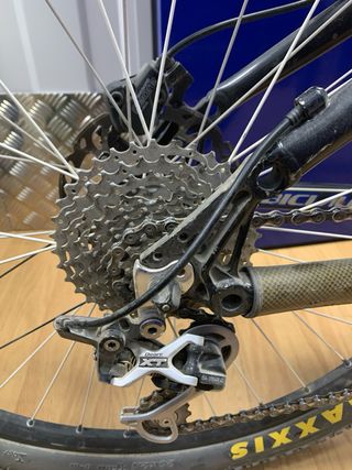 Bicicleta montaña doble suspensión 26" XT