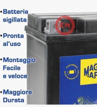 Batteria al piombo 12 volt 6 ampere 