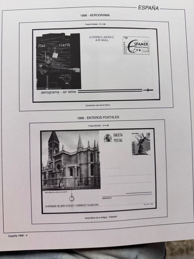 Álbum Sellos España 1996-2000