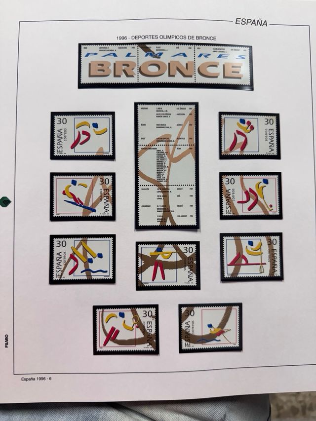Álbum Sellos España 1996-2000