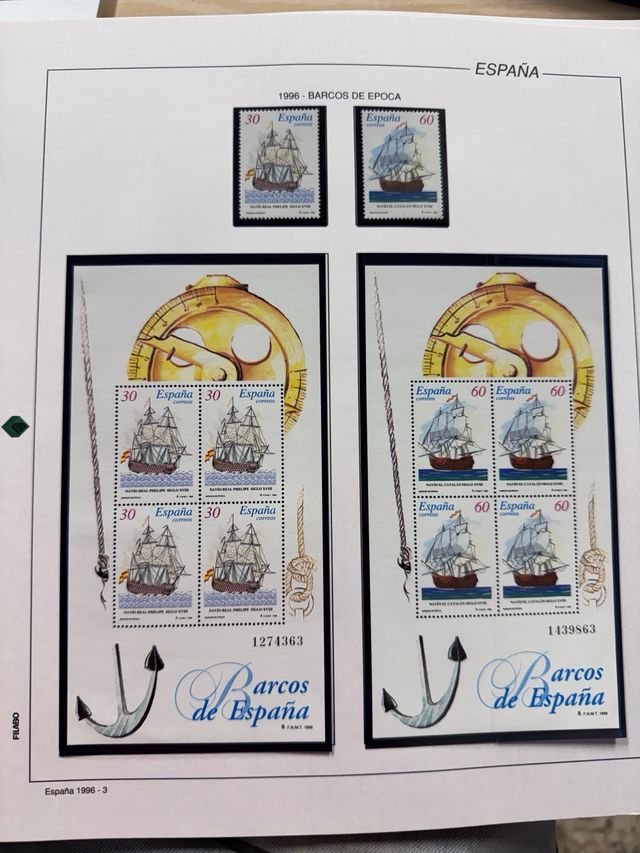 Álbum Sellos España 1996-2000