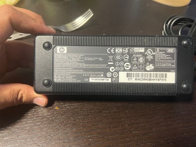 Carregador HP 120W - Original 18,5v. 6.5A