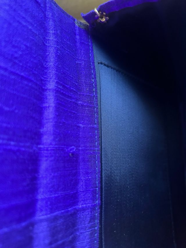 Bolsos fiesta: morado y plata